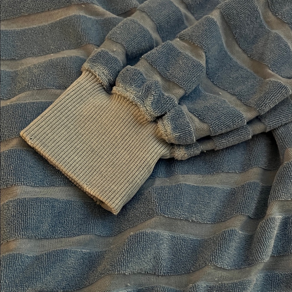 Amo Wave Patterned Blue Pullover - image 3